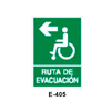 Emergency/Evacuation Signboard for  Disabled People (Methacrylate Sheet) [E-405-B]