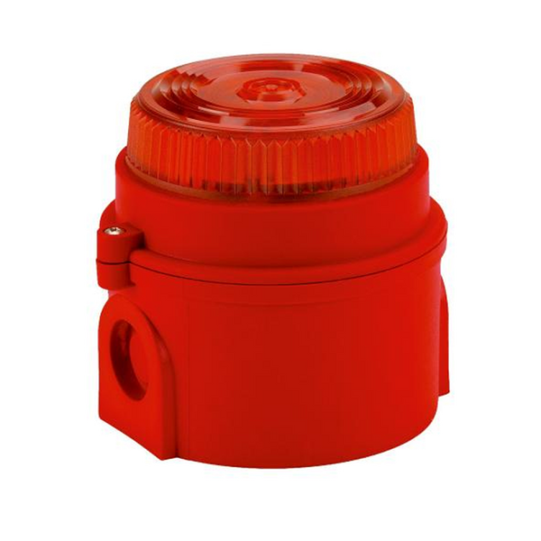 LED Strobe Light, Intrinsically Safe with Red Lens [FA370]