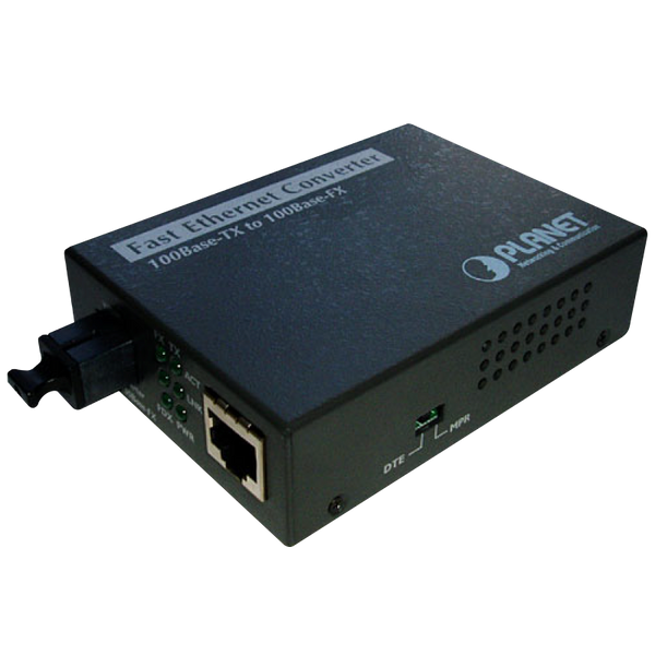 PLANET™ 10/100Base-TX to 100Base-FX (WDM SC, Single Mode) Bridge Media Converter - 20Km [FT-806B20]