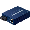 PLANET™ 100Base-FX to 10/100Base-TX PoE Media Converter (SC, Single-Mode) - 15km [FTP-802S15]