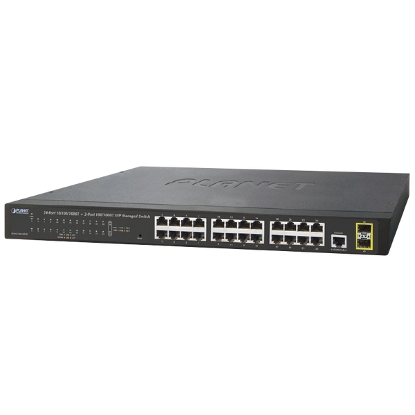 PLANET™ 24-Port Managed Gigabit Switch W/2 SFP Interfaces - L2 [GS-4210-24T2S]