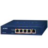 PLANET™ 2-Port 10/100/1000T 802.3bt PoE + 2-Port 10/100/1000T 802.3at PoE + 1-Port Gigabit Desktop Switch - 120W [GSD-504UP]