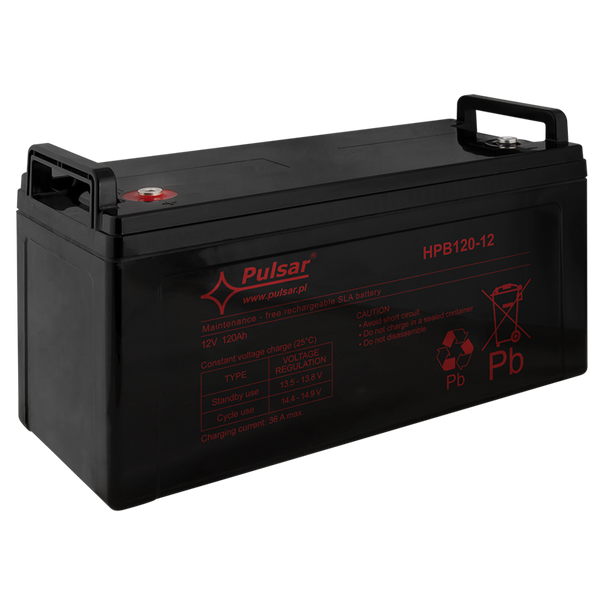PULSAR® HPB Serie 12 VDC/120Ah Battery (5-8 Years Lifespan) [HPB120-12]