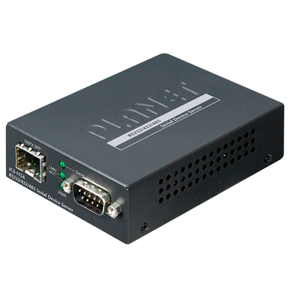 PLANET™ RS232/RS422/RS485 Serial Device Server with 1-Port 100BASE-FX SFP - (2km -120km) [ICS-115A]