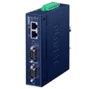 PLANET™ Industrial 2-port RS232/RS422/RS485 Serial Device Server w/ 2KV signal isolation - 100m [ICS-2200T]