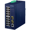 PLANET™ Industrial 16-Port 10/100/1000T + 2-Port 100/1000X SFP Managed Switch - L2/L4 [IGS-4215-16T2S]