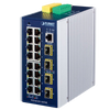 PLANET™ Industrial L3 16-Port 10/100/1000T + 4-Port 100/1000X SFP Managed Ethernet Switch - DIN Rail [IGS-6325-16T4S]