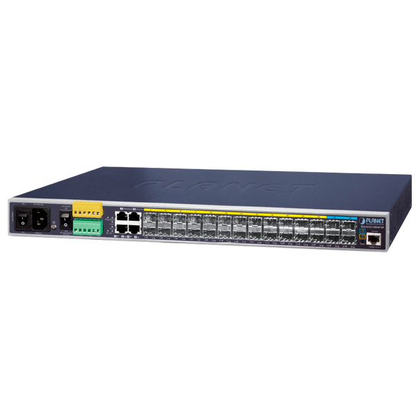 PLANET™ Industrial 20-Port SFP + 4-Port Gigabit TP/SFP + 4-Port 10G SFP+ Managed Ethernet Switch - L3 [IGS-6325-20S4C4X]