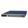 PLANET™ Industrial 24-Port 10/100/1000T 802.3at PoE (+4 10G SFP+) Managed Switch - L3 (440W) [IGS-6325-24P4X]