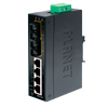 PLANET™ 4-Port 10/100Base-TX + 2-Port 100Base-FX Industrial Fast Ethernet Switch - DIN Rail [ISW-621S15]