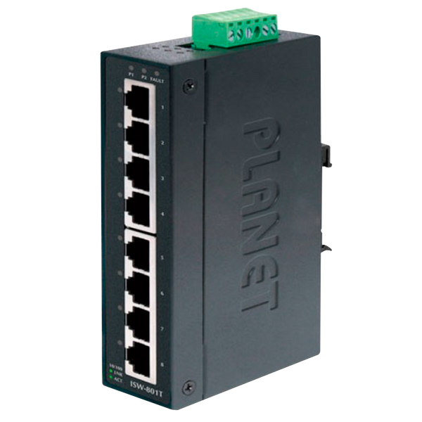 PLANET™ 8-Port Industrial Fast Ethernet Switch [ ISW-801T]