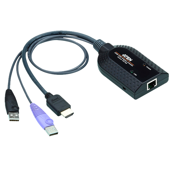 ATEN™ KA7188 USB HDMI Virtual Media KVM Adapter (Support Smart Card Reader and Audio De-Embedder) [KA7188-AX]