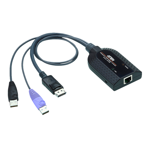 ATEN™ KA7189 USB DisplayPort Virtual Media KVM Adapter (Support Smart Card Reader and Audio De-Embedder)  [KA7189-AX]