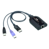 ATEN™ KA7189 USB DisplayPort Virtual Media KVM Adapter (Support Smart Card Reader and Audio De-Embedder)  [KA7189-AX]