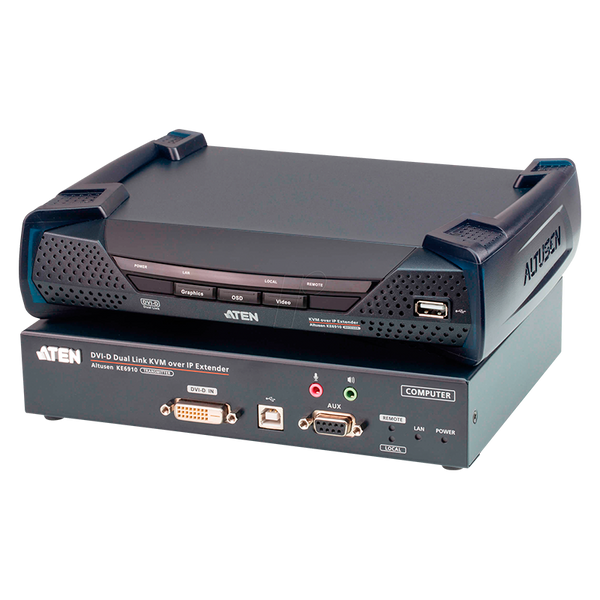 ATEN™ KE6910-AX-G 2K DVI-D Dual Link KVM over IP Extender [KE6910-AX-G]