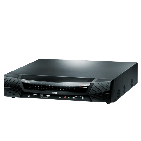ATEN™ 1-Local/8-Remote Access 64-Port Multi-Interface Cat 5 KVM over IP Switch [KN8164V-AX-G]