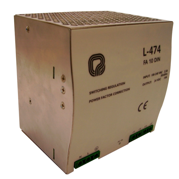 OPTIMUS™ FA-10DIN with 24VDC 10Amp - DIN Rail PSU [L474]