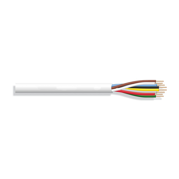 LAZSA® 4x0.22mm² White Unshielded Intercom Cable [LAZ01000240]