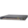 16-port Coax + 2-port 10/100/1000T + 2-port 100/1000X SFP Long Reach PoE over Coaxial Managed Switch - L2 [LRP-1622CS]