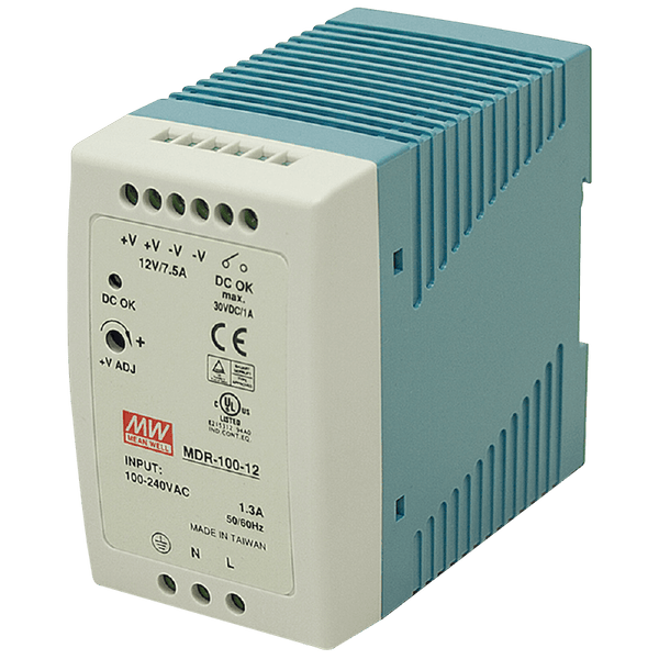 MEANWELL® MDR-100 Power Supply Unit [MDR-100-12]
