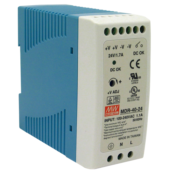 MEANWELL® MDR-40 Power Supply Unit [MDR-40-24]
