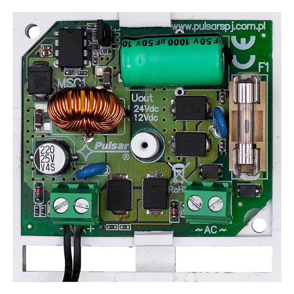 PULSAR® MSC 12V/1,5Amp-24V/1Amp/M Power Supply Module for CCTV [MSC1512]