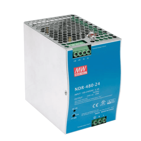 MEANWELL® NDR-480 Power Supply Unit [NDR-480-24]