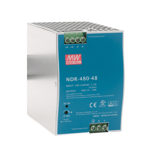 MEANWELL® NDR-480 Power Supply Unit [NDR-480-48]