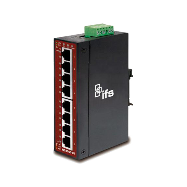 UTC™ IFS® 8-Ports Non-manageable Gigabit Ethernet Switch - DIN Rail [NS3050-8T]