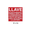 Prohibition and Fire Signboard Type 3 (Plastic Sheet - Class A) [P-174-A]