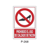 Prohibition and Fire Signboard Type 5 (Plastic Sheet - Class B) [P-268-B]