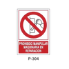 Prohibition and Fire Signboard Type 6 (Plastic Sheet - Class B) [P-304-B]