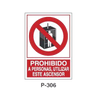 Prohibition and Fire Signboard Type 6 (Plastic Sheet - Class B) [P-306-B]