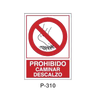 Prohibition and Fire Signboard Type 6 (Plastic Sheet) [P-310-A]