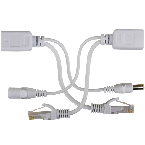 Set of Adapters PULSAR® with RJ45 or 2.1 / 5.5 Connectors [P-POE1]