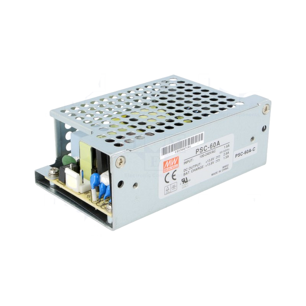 MEANWELL® PSC-60 Power Supply Unit (Within Metal Case) [PSC-60B-C]