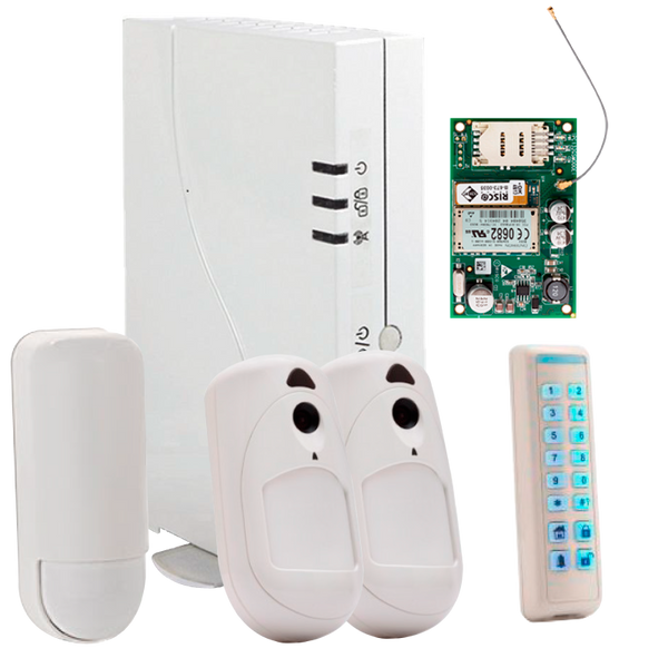 RISCO™ WiComm™ Kit Virtual with 1 PIR + 2 PIRCAM + GSM 2G + Keypad - G2 [RM332P220EUA]