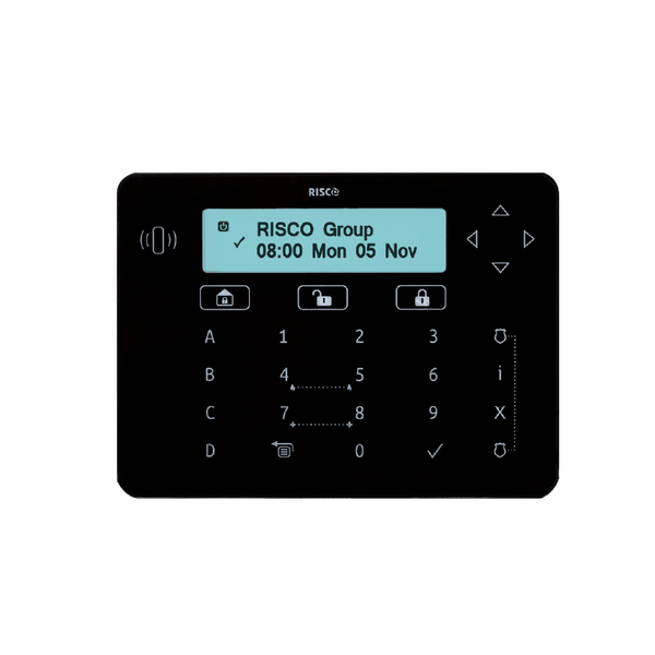 RISCO™ Elegant™ Keypad (Black) - G3 [RPKEL0B0000A]