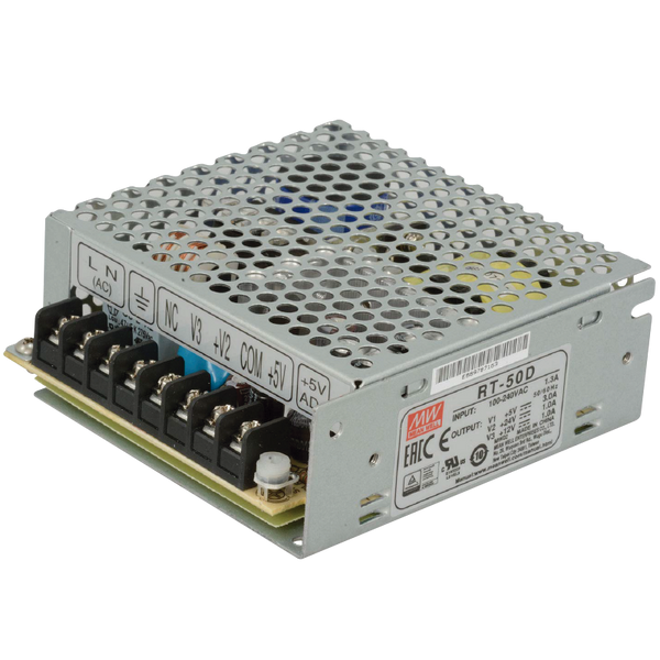 MEANWELL® RT-50 Power Supply Unit [RT-50D]
