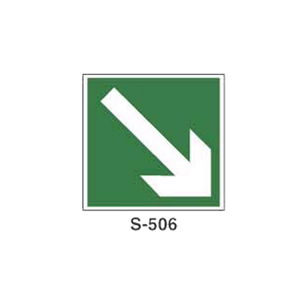 Rescue and Evacuation Signboard (Plastic Sheet - Class B) [S-506-B]