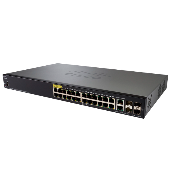 AVIGILON™ 24 Port Gigabit PoE Switch, 382W - EU [S24P-382W-EU]