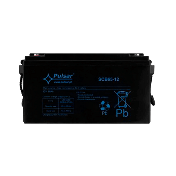 PULSAR® SCB Serie 12 VDC/65Ah Battery (3-5 Years Lifespan) [SCB65-12]