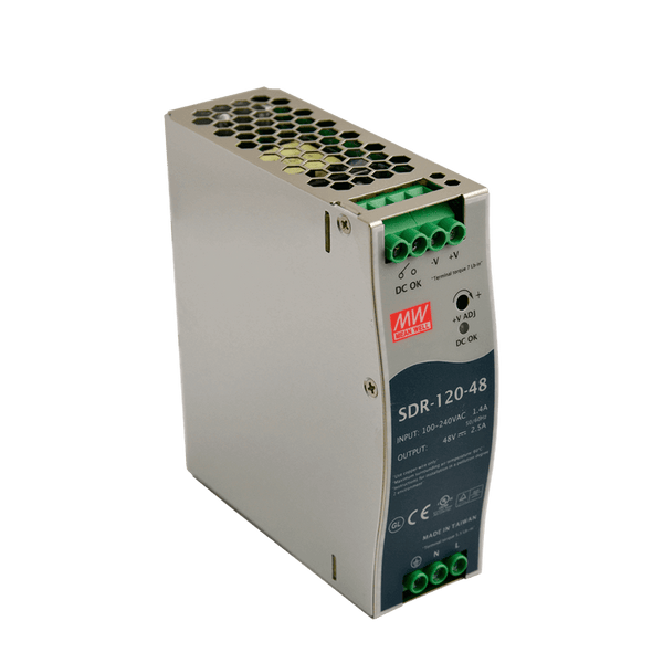 MEANWELL® SDR-120 Power Supply Unit [SDR-120-48]