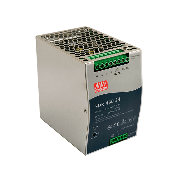 MEANWELL® SDR-480 Power Supply Unit [SDR-480-24]