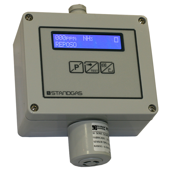 Standgas™ Standalone Detector PRO LCD for CO2 0-20.000 ppm with Relay [SIRYCO2rLE]