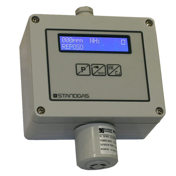 Standgas™ Standalone Detector PRO LCD for O2 0-25% with Relay [SSQN-O2rLE]