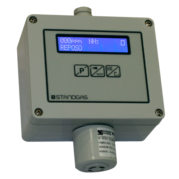 Standgas™ PRO LCD Standalone Detector for O2 0-25% with Relay [SSQNRS-O2rLE]