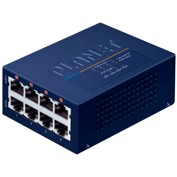 PLANET™ 4-Port Multi-Gigabit 802.3bt PoE++ Injector Hub (160 Watts) [UPOE-400]