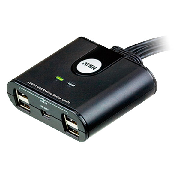 ATEN™ 4 x 4 USB 2.0 Peripheral Sharing Switch [US424-AT]