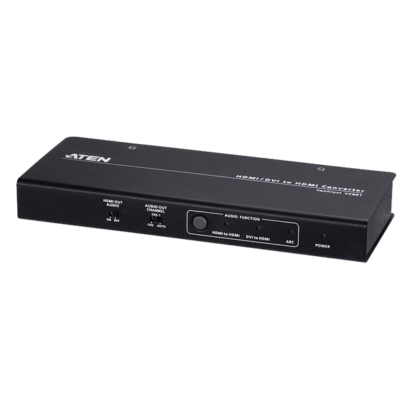 ATEN™ 4K HDMI/DVI to HDMI Converter with Audio De-embedder [VC881-AT-G]